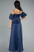 Long Navy Blue Girl Dress ABU4828
