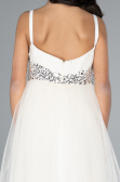 Long White Girl Dress ABU4830