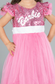Long Pink Girl Dress ABU4033