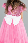 Long Pink Girl Dress ABU4033