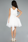 Short White Girl Dress ABK2158