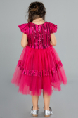 Midi Fuchsia Girl Dress ABK2301