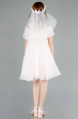 Short Salmon Girl Dress ABK2295