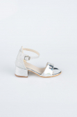 Silver Mirror Kids Shoe SE768