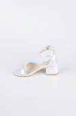 Silver Crystal Kid Shoe SE786