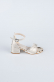Gold Kroko Kid Shoe SE786