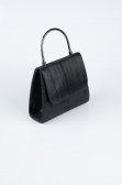Black Laser Cut Evening Bag SH842