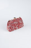 Red Suede Night Bag SH849