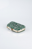 Emerald Green Suede Night Bag SH849