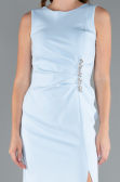 Light Blue Midi Cocktail Dress ABK2169