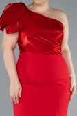 Midi Red Plus Size Party Dress ABK2319