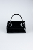 Black Patent Leather Night Bag KC163