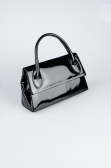Black Patent Leather Night Bag KC163