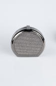 Platinum Plaster Fabric Evening Bag KC821