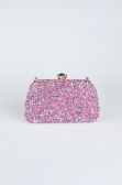 Powder Color Plaster Fabric Night Bag SH849