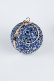 Sax Blue Scaly Evening Bag SH803