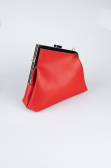Red Leather Evening Bag KC475