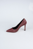 Burgundy Patent Leather Stiletto AB1133