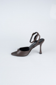 Brown Leather Evening Shoe AB1134