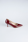 Burgundy Patent Leather Stiletto AB1135