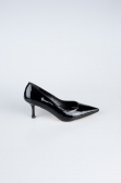 Black Patent Leather Stiletto AB1135
