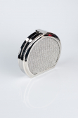 Silver Plaster Fabric Evening Bag KC821