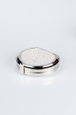 Silver Plaster Fabric Evening Bag KC821