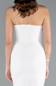 Long White Evening Dress ABU4891