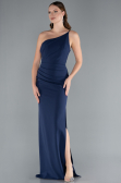 Long Navy Blue Evening Dress ABU4891
