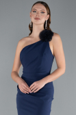 Long Navy Blue Evening Dress ABU4891
