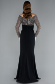 Long Black Evening Dress ABU4896