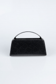 Black Patterned Night Bag V349