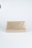 Gold Plaster Fabric Night Bag V451