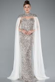 Long Beige Scaly Evening Dress ABU4910