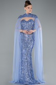 Long Indigo Scaly Evening Dress ABU4910