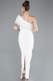Midi White Cocktail Dress ABK2337