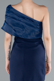 Midi Navy Blue Cocktail Dress ABK2337