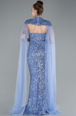 Long Indigo Scaly Evening Dress ABU4910