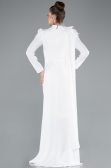 Long White Hijab Dress ABU4934