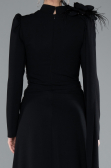 Long Black Hijab Dress ABU4934