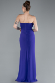 Purple Strapless Slit Long Prom Gown ABU4213