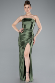 Long Olive Drab Prom Gown ABU4944