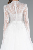 Long White Wedding Dress ABG131