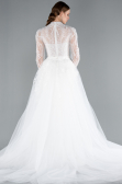 Long White Wedding Dress ABG131
