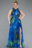Long Mint Plus Size Evening Gown ABU4902