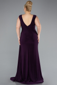 Dark Purple Long Formal Plus Size Dress ABU3737