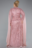 Long Powder Color Formal Plus Size Dress ABU4935