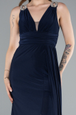 Long Navy Blue Evening Dress ABU4967