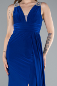 Long Sax Blue Evening Dress ABU4967