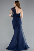 Long Navy Blue Evening Dress ABU4969